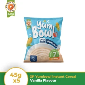 Golden Penny Yum Bowl Instant Cereal Vanilla Flavour 45g X 5